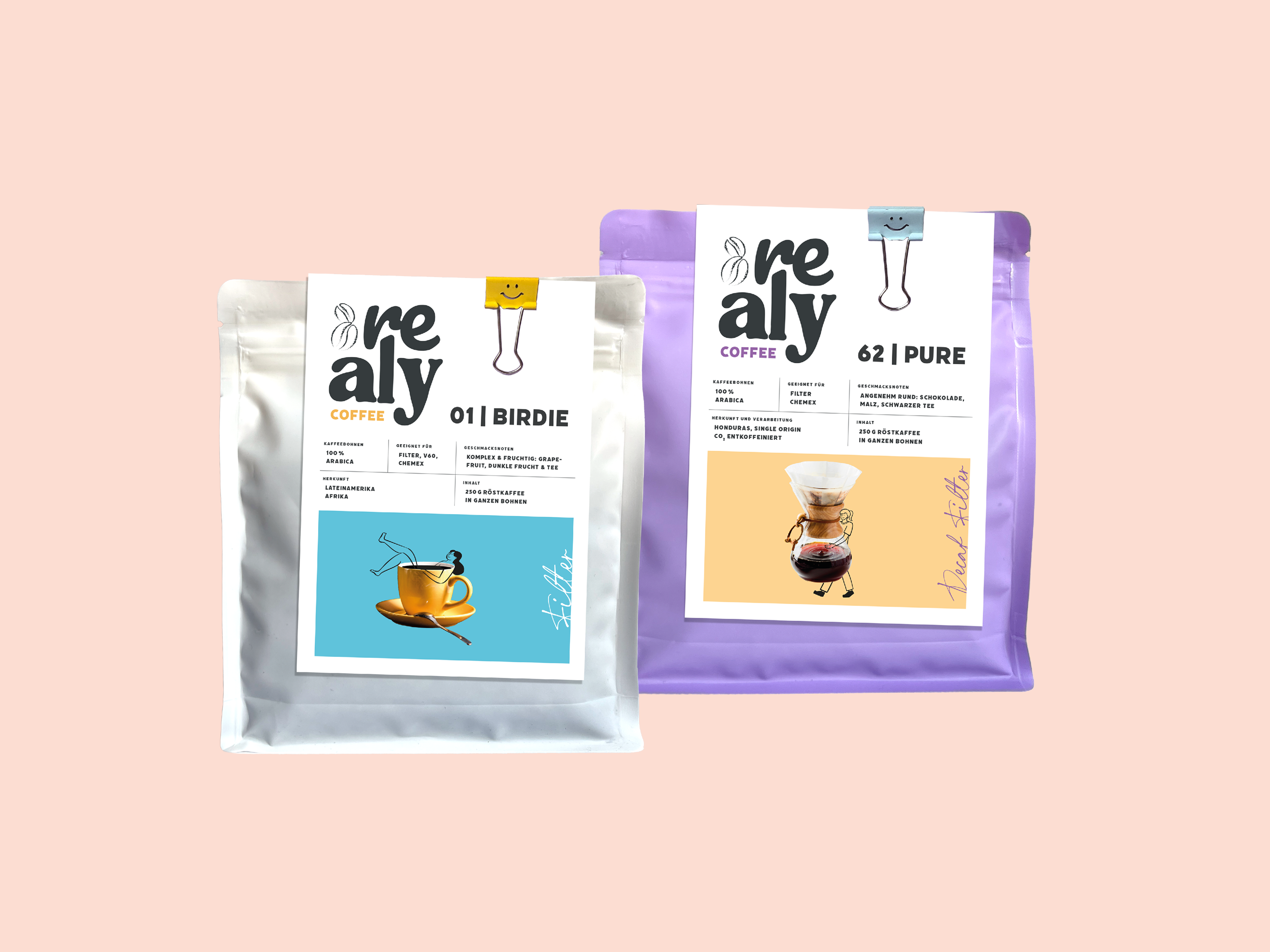 Filter mit & ohne | Birdie · Pure